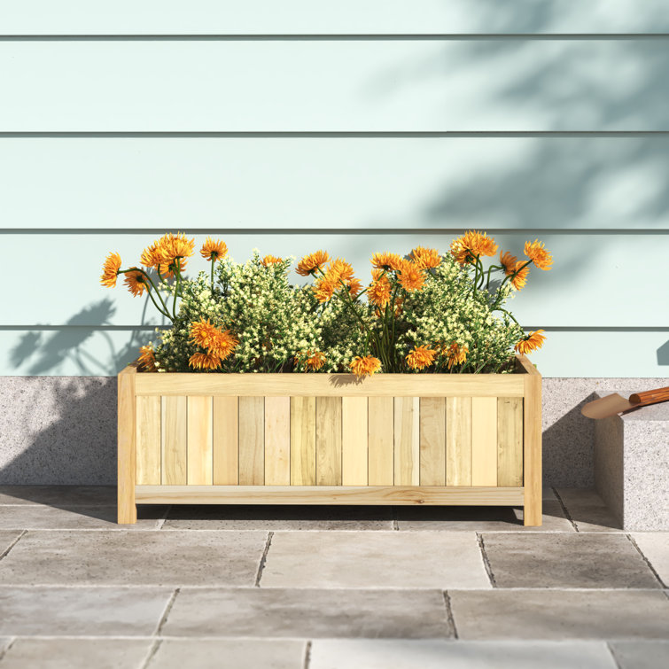 Gilyard 27.5" x 11.75" Foldable Elevated Planter