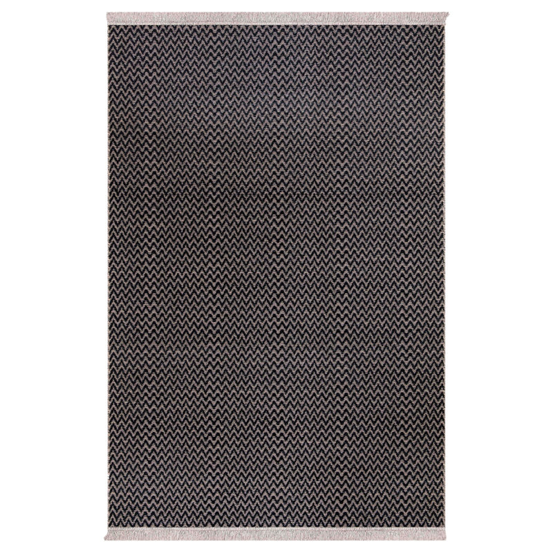Rayshawnda Chevron Machine Made Indoor / Outdoor Area Rug, Rectangle 1'11" x 3'3"