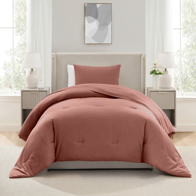 ultra soft microfiber 2 piece comforter set with pillow sham