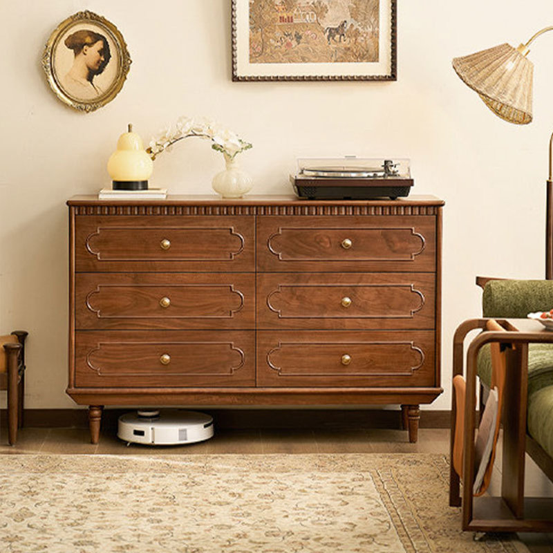 Home Retro Brass Buffet Table