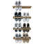 8 Pair Solid Wood Shoe Rack
