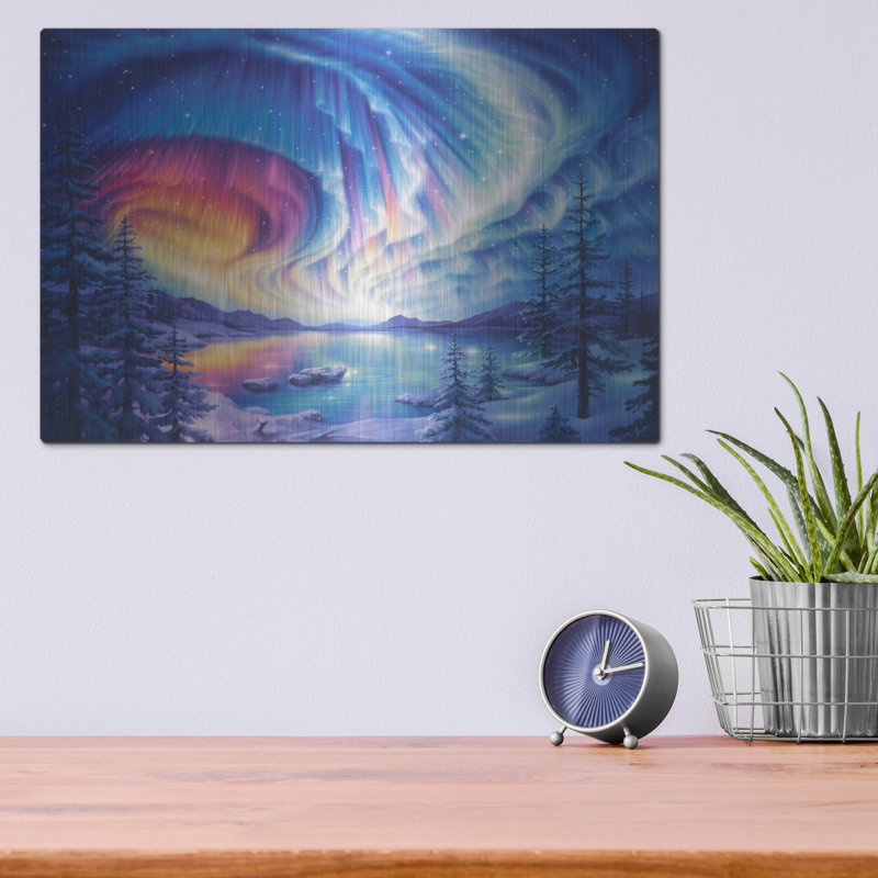 «Enchanted Lake 2» par Kirk Reinert, H 12 po x l 16 po