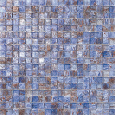 India 5/8" x 5/8" Glass Mosaic