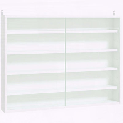 Vitrine à 5 niveaux avec tablettes réglables