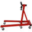 Support pour moteur d'une capacité de 2000 lb, support pour moteur tournant à 360 degrés avec 6 roulettes, support pour moteur de moto robuste avec cadre pliable pour la réparation automobile, l'entretien du véhicule, rouge