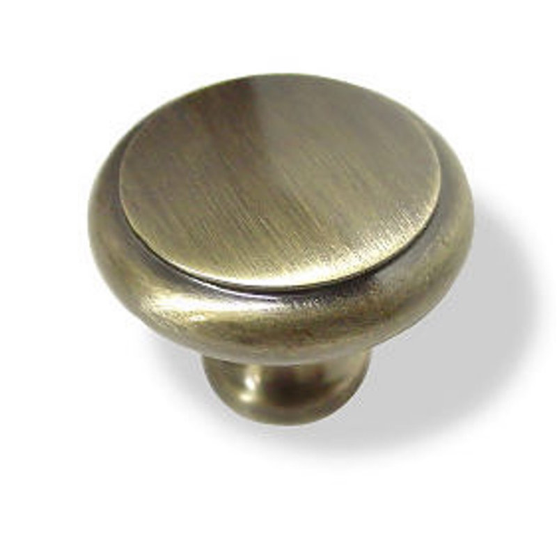 (Paquet de 5) (Paquet de 96) Bouton de périmètre en laiton antique de 1-3 / 16 po