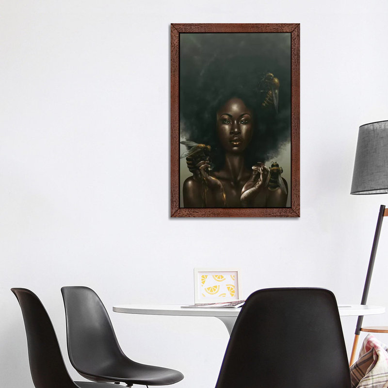 Honeycomb by Alvin Epps - Print on Canvas, 152.5 cm H x 101.5 cm W, Brown Framed