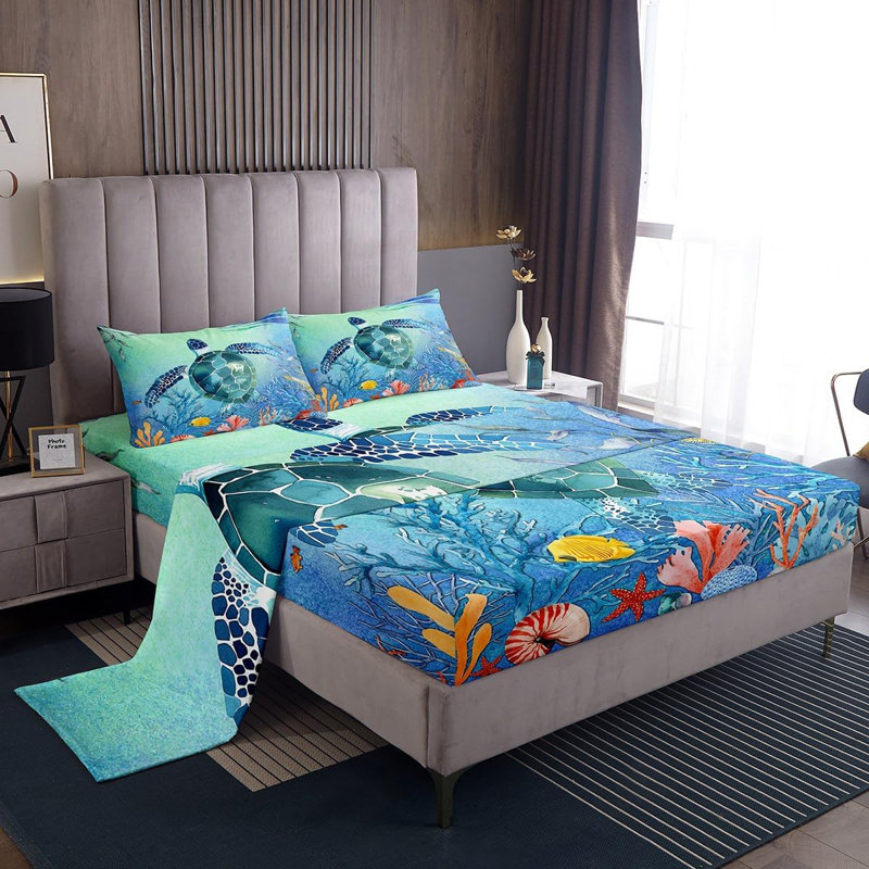 Sea Turtle Pattern Bed Sets