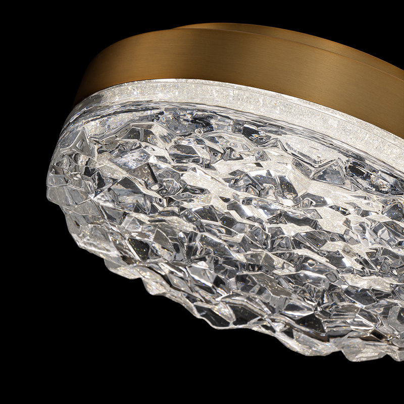 Bramble 1 Light Crystal LED Flush Mount