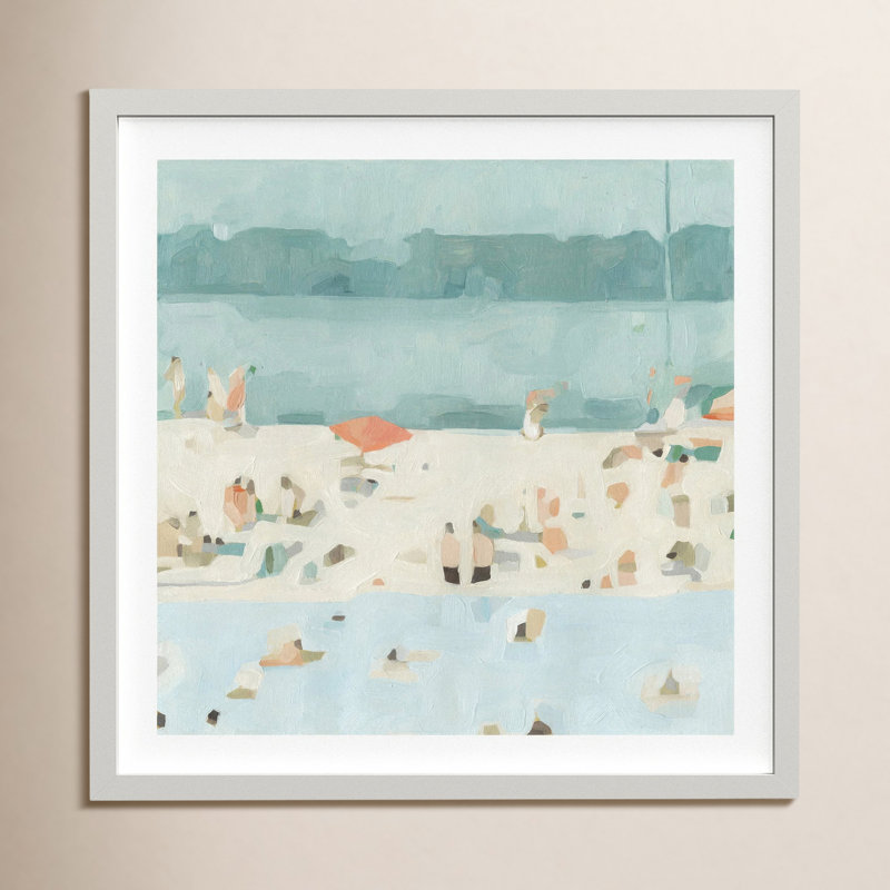 Sea Glass Sandbar II by Emma Scarvey, 8"H x 12"W, Natural