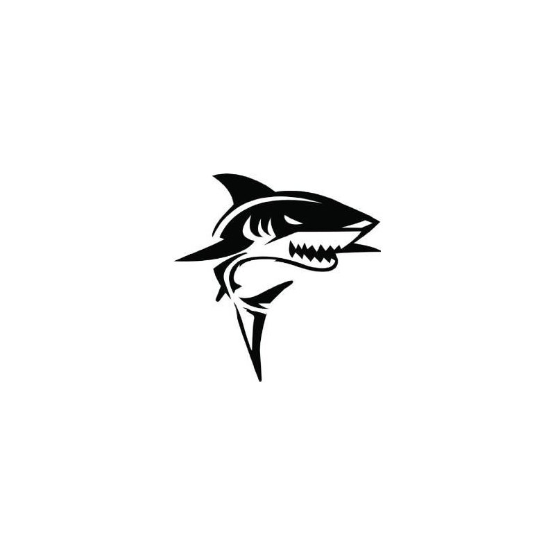 Décalcomanie murale shark