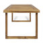 Table de salle à manger d'extérieur en bois d'acacia 69 "
