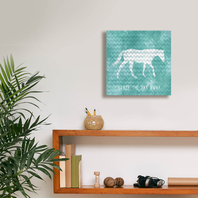 'Horse 1' by Erin Clark Canvas Wall Art, 12" H x 12" W x 0.75" D