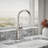 Kohler Crue Single Handle Pull Down Kitchen Faucet with Three-Function Pull Down Sprayer-50320401