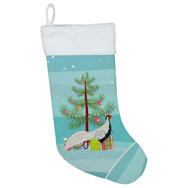Chaussette de noël faisan