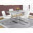 Modern Dining Table With Metal Legs-752519753