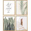 «Colorful Desert Cactus Decor Calm», impression sur papier 4 pièces-97782306-97782311