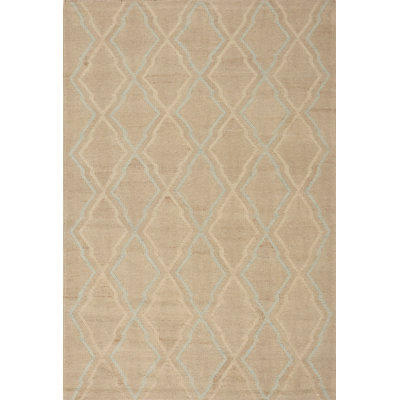 Geometric Area Rug in Beige