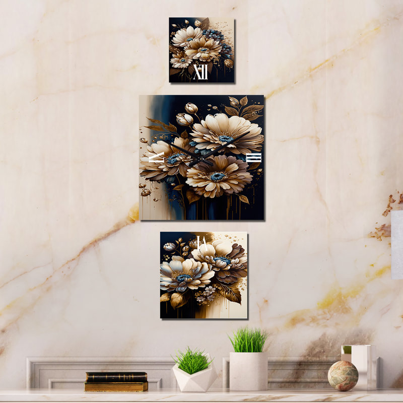 Shelan Metal Wall Clock