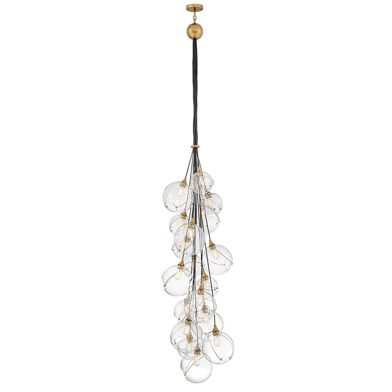 Skye 18 Light Pendant by Lisa McDennon, Clear