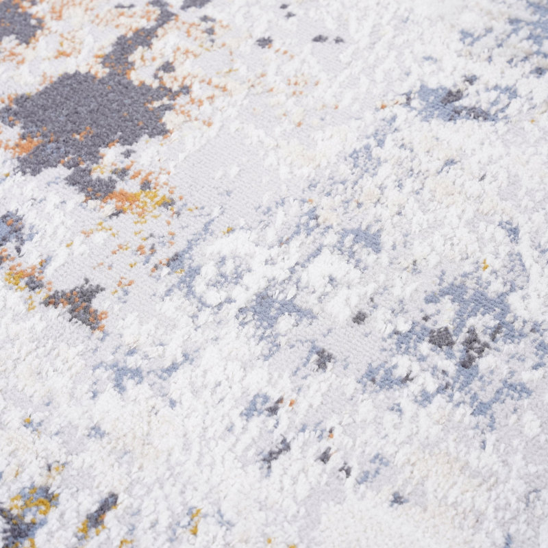 Abstract Indoor / Outdoor Rug, Rectangle 5'3" x 7'6"