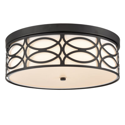 Plafonnier moderne à DEL noir