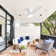 52 Inch Flush Mount Solid Wood Ceiling Fan With 6 Speed Remote Control Reversible Dc Motor For Home