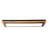 21.3" Rectangular Modern Farmhouse Wood LED Panel Flush Mount Low Profile Ceiling Light
