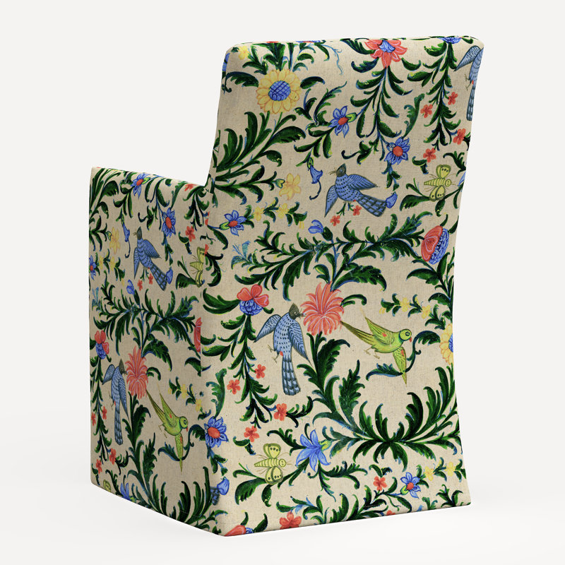 Rekha Slipcover Dining Chair, Jr Trayi Multi Floral