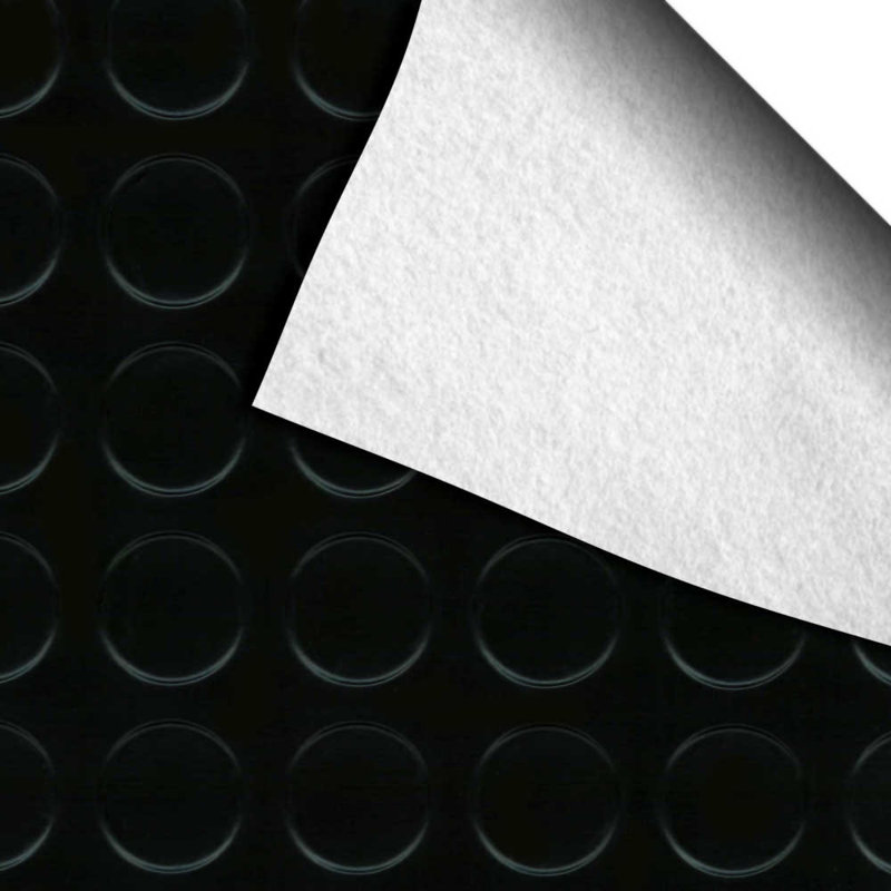 Coin 8 Ft. x 10 Ft. Shed Flooring Roll, Black
