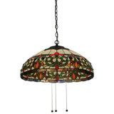 Meyda Tiffany & Stained Glass 3 - Light Chandelier