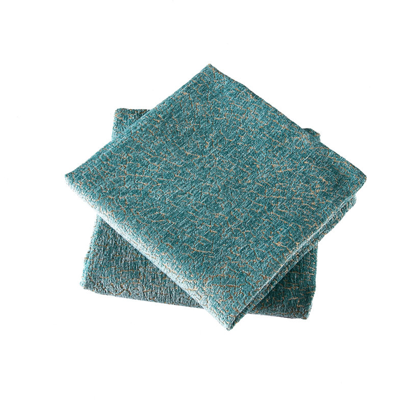 Rectangular Lumbar Cushion Cover, Turquoise