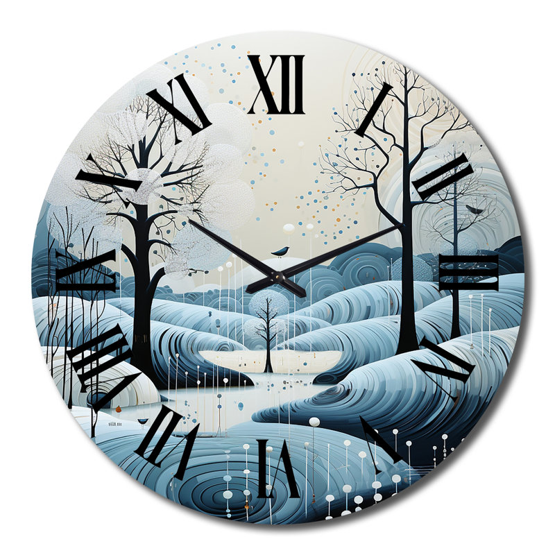 Horloge murale Coallier - Paysages, Très grand