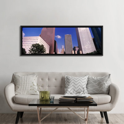 Houston, Texas par Panoramic Images - Reproduction de giclée sur toile tendue avec châssis