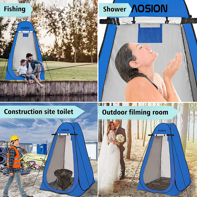 Tente de camping Pop Up, Bleu
