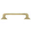EDGAR BEREBI EMPIRE 5" CENTER TO CENTER PULL IN FLORENTINE GOLD PLATE