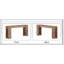 Console de style maison de campagne 70,9 po extra longue - canapé d'entrée en bois étroit derrière le canapé, table d'appoint pour le salon, le couloir ou le vestibule-980592207