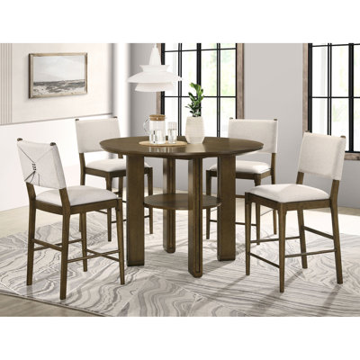 Solid Wood Top Dining Set