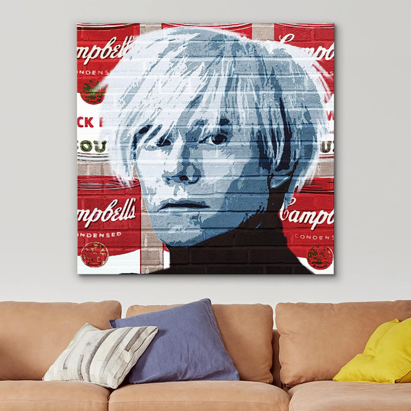 Andy Warhol, H 12 po x l 12 po x P 1,5 po