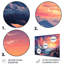 «Space Landscape Mountain Sunset», art mural-2093539770