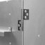 Smoker 80cm with galvanized steel glass