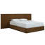 Lit en bois massif cannelé Ellison noyer-207230649-207267093