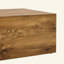 Table basse carrée en MDF, table d'appoint. Table d'appoint de style wabi-sabi en MDF pour le salon, le canapé ou la chambre.