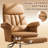 Faux Leather Executive Computer Chair Ergonomic Office Chair with footrest and Double-THick Padding Armrest-884373468
