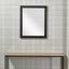 Aspasius Wood Flat Wall Mirror-185389297