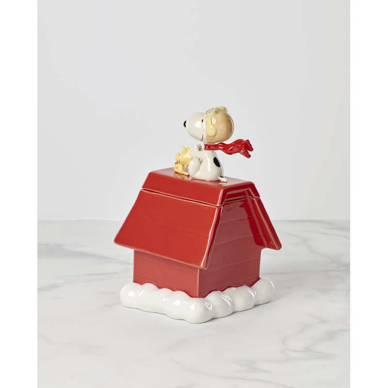 Lenox Chef Snoopy Figural Cookie Jar