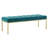 Loft Tufted Vegan Leather Bench by Modway-1977200483-1977200477