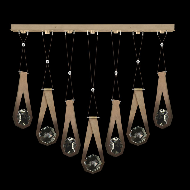 Aria 7 - Light LED Pendant, Soft Ombre Bronze