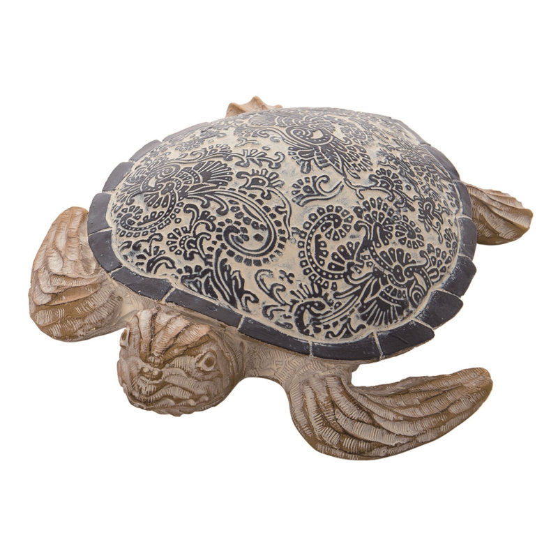 Figurine de tortue de mer en résine Cranmo
