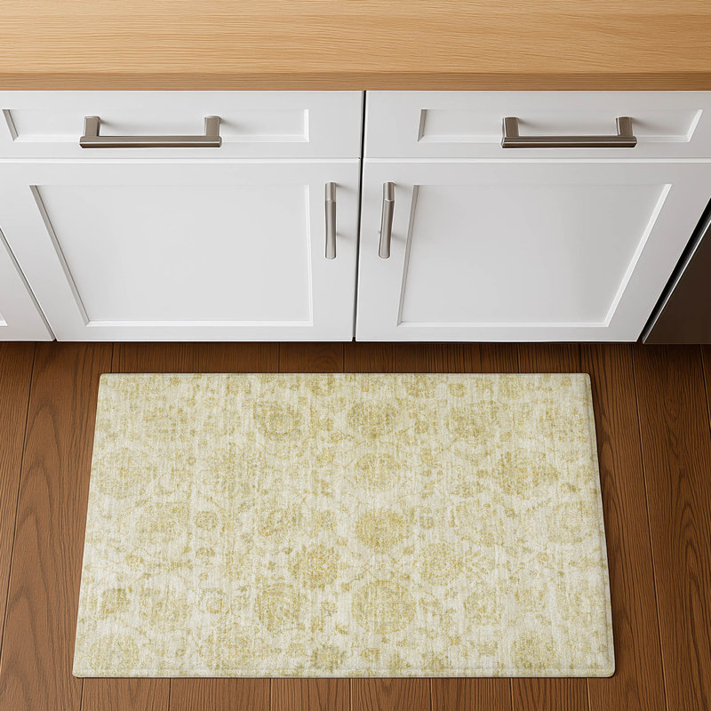 Premium Machine Washable Ashington AMF1833 Damask Rug, Rectangle 1'8" x 2'6"